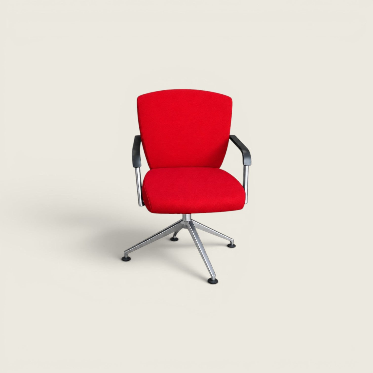Pledge: Conference/Meeting Chair in Red Fabric - Refurbished