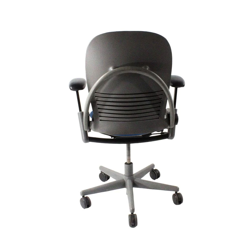 Steelcase: Leap V1 Office Chair - Grey Frame/Blue Fabric - Refurbished