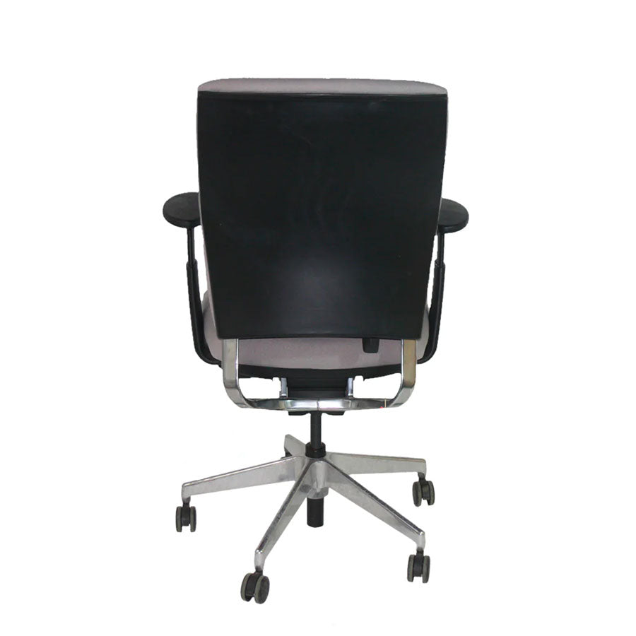 Senator: Enigma S21 Office Chair with Aluminium Frame in Grey Fabric - Refurbished