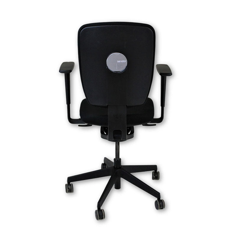 Senator: Dash Fully Adjustable Task Chair in Black Fabric - Refurbished