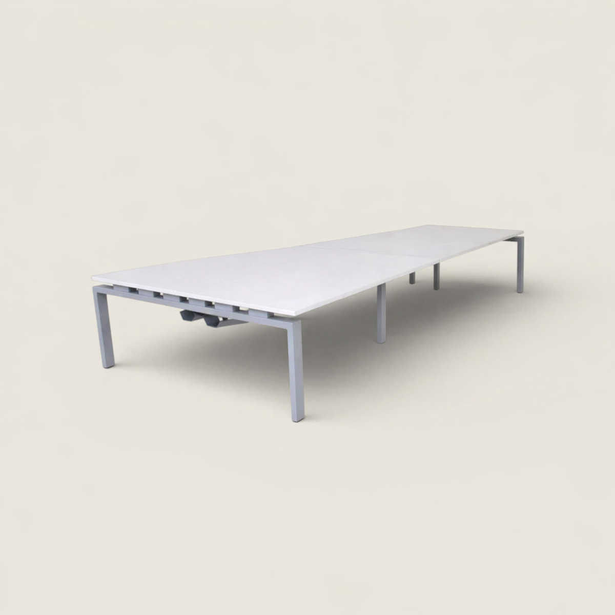 Senator: Bench Desk 4 Way - 3200 mm x 1600 mm Workstation - Ohne Trenn