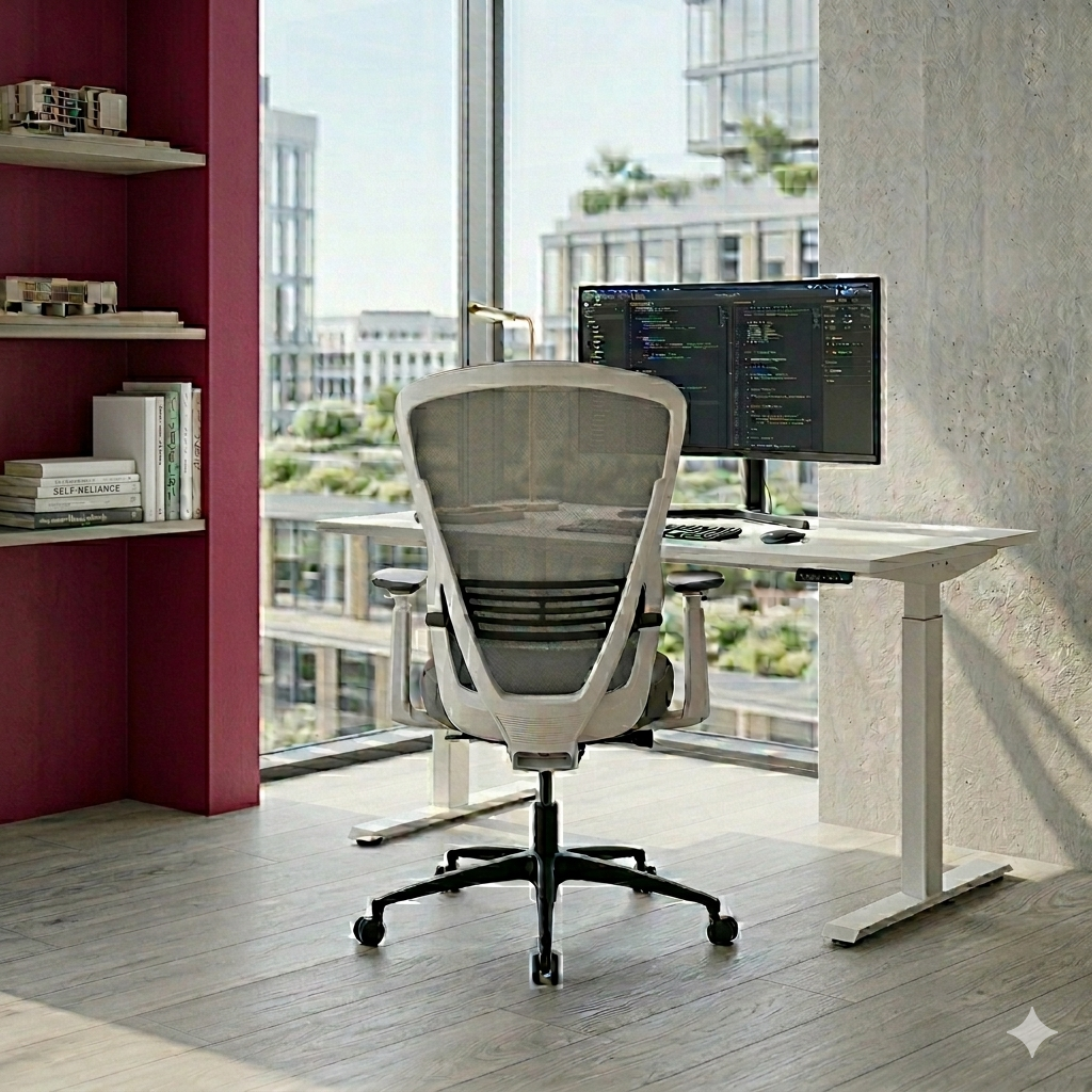 Senator: Ousby Task Chair in Gray - Refurbished