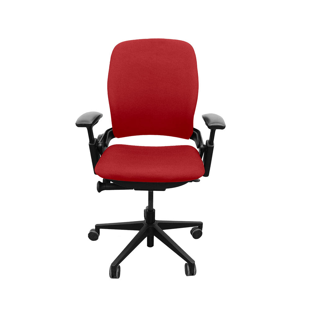 Steelcase: Leap V2 Office Chair - Red Fabric - Refurbished