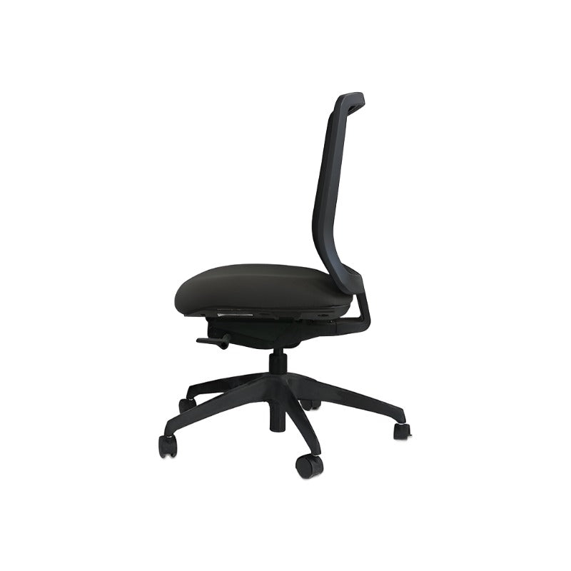 Steelcase: Reply Task Chair (schwarzes Gestell) ohne Armlehnen – generalüberholt