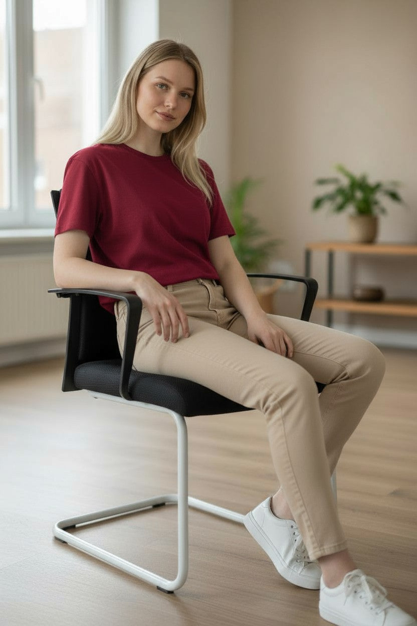 <tc>Steelcase</tc>: Besucher-Seitensessel - Generalüberholt