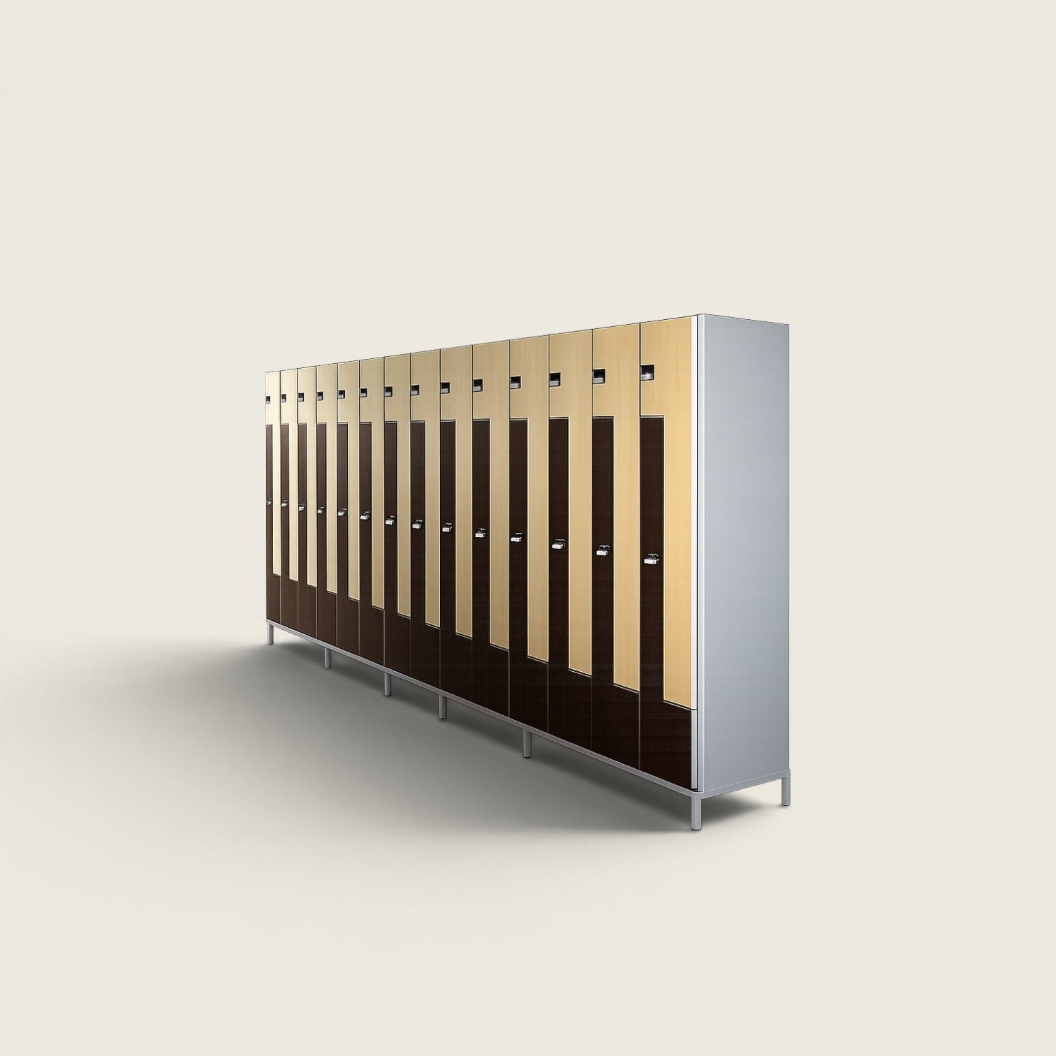 Z Locker in Schwarz - renoviert