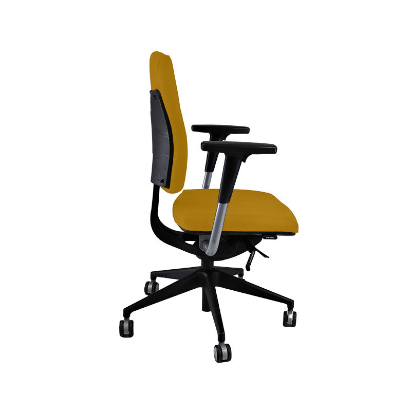 Senator: Sprint Task Chair in Yellow Fabric - Refurbished