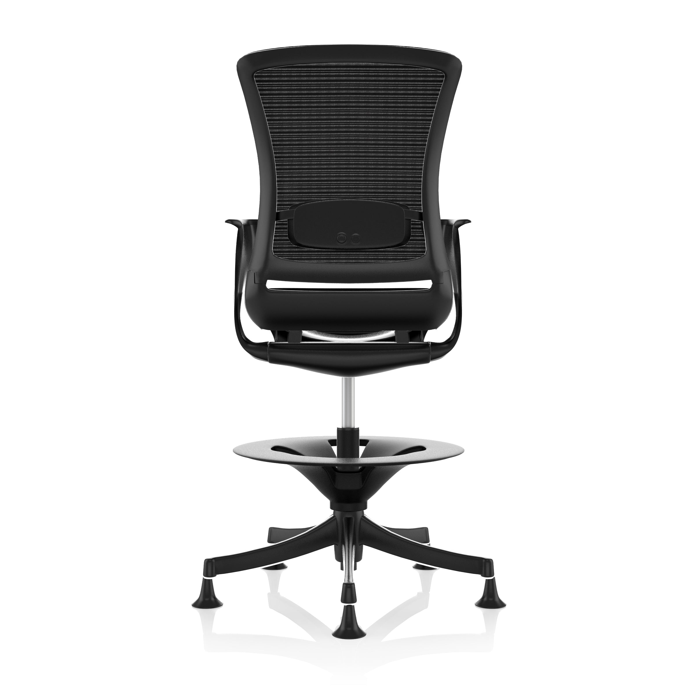 Comfort -Sitzgelegenheiten: Skate -Zeichnerstuhl in Schwarz - renoviert