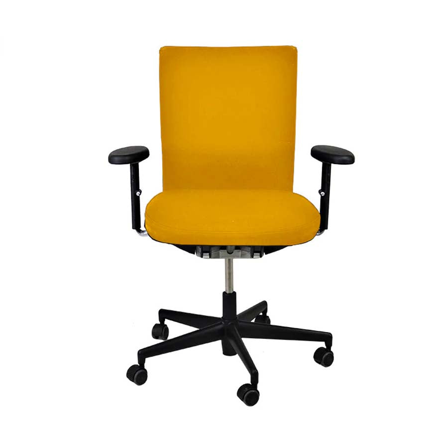 Vitra: Axess Office Chair in Yellow Fabric - Refurbished